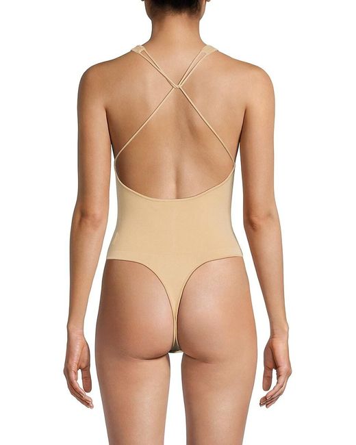 A.L.C. Blue A. L.C. Vera Plunging Bodysuit