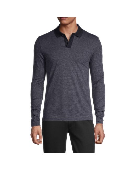 long sleeve polo hugo boss