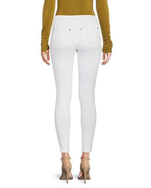 Hue White Original Denim Leggings