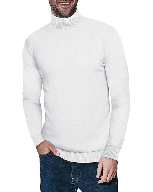 Xray Jeans X Ray Turtleneck Sweater in White for Men Lyst
