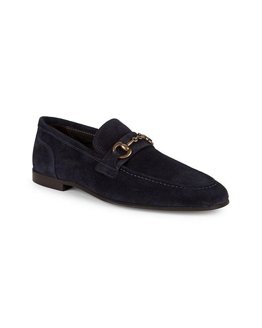 To Boot New York Suede And Leather Two bit Loafers in Black for