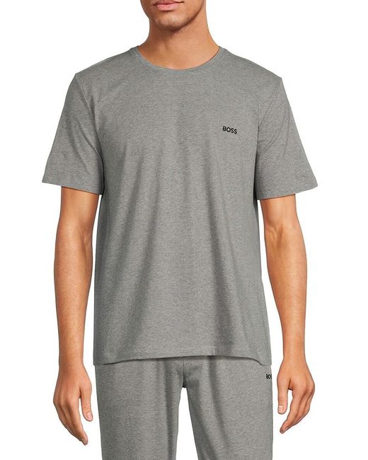 Boss Gray Mix & Match Solid Tee for men