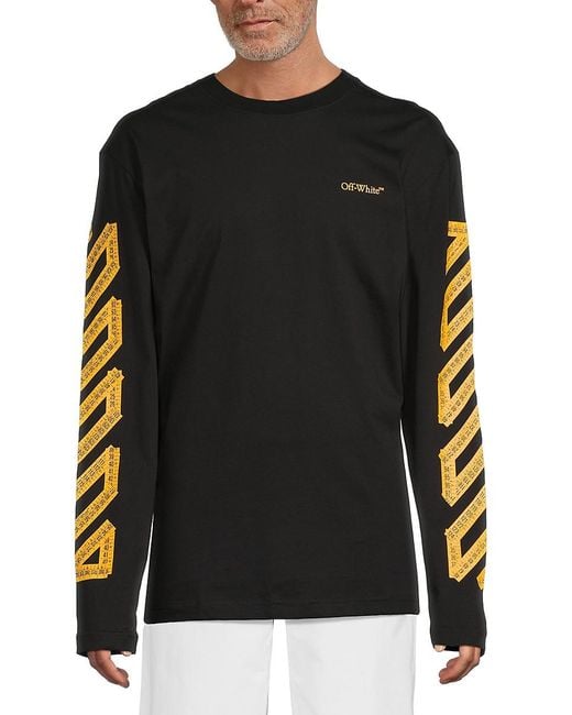 Off-White c/o Virgil Abloh Tape Arrow Skate Long-sleeve Tee