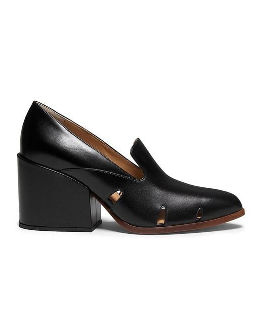 Gabriela Hearst Women's Black Eliza 80Mm Leather Loafers