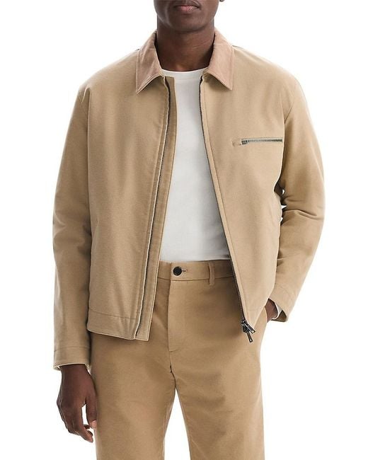 Theory Natural Stretch Cotton Twill Workwear Jacket for men