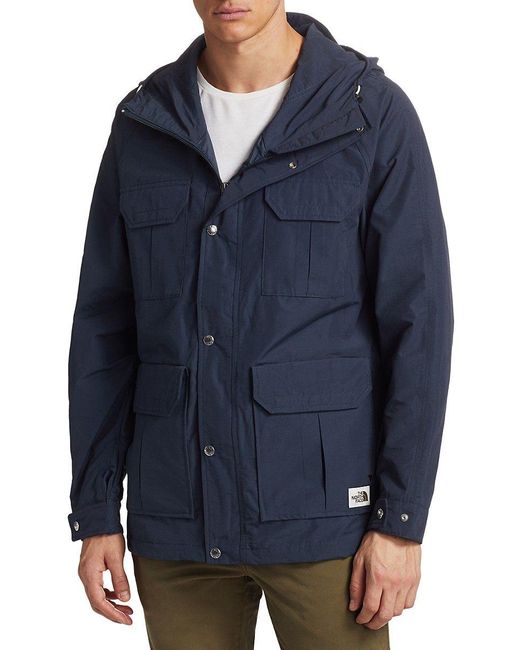 The North Face Mountain Parka in Blue for Men | Lyst
