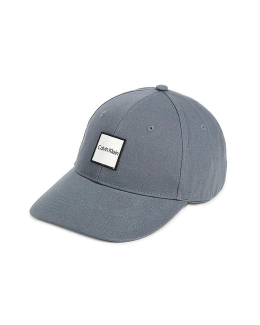 Calvin Klein Blue Logo Embroidery Baseball Cap for men