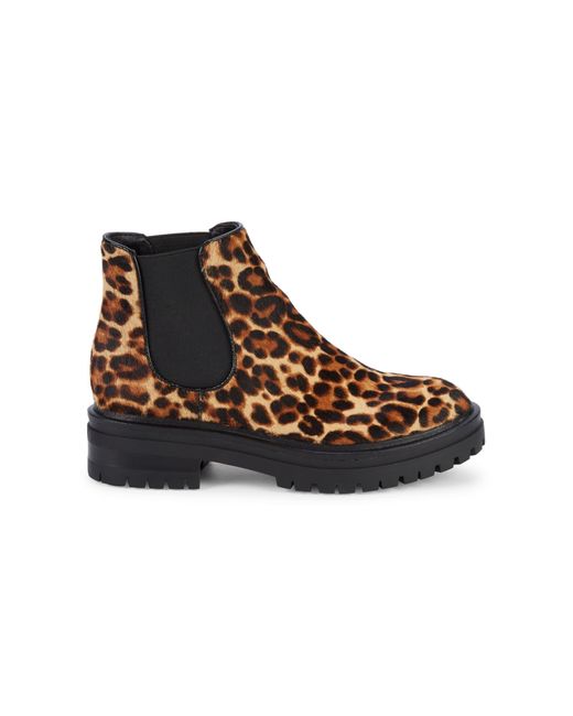 kenneth cole leopard booties