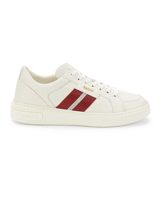 Pink bally shop sneakers