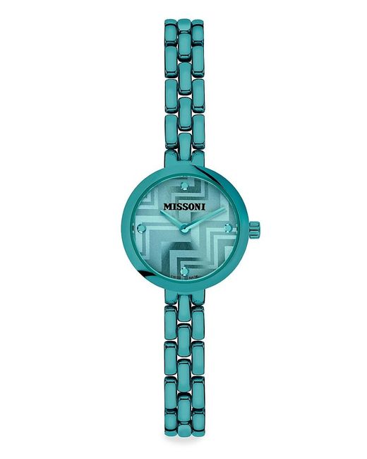 Missoni Blue Petite 25mm Stainless Steel Bracelet Watch