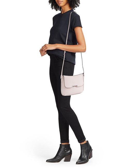 Calvin Klein Danica Logo Crossbody Bag in Black | Lyst Australia Calvin Klein Danica Logo Crossbody Bag in Black | Lyst Australia