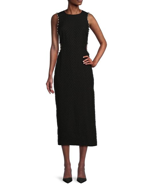 Black knit sheath dress shop