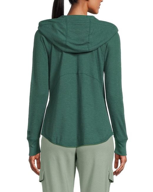 DKNY Green Exposed Seam Jacket