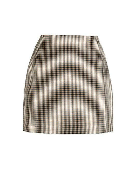 Toccin Multicolor Maris Plaid Miniskirt