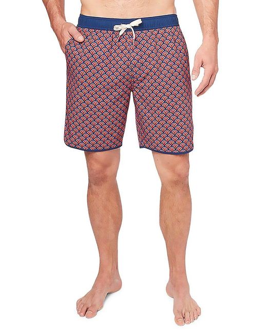 Fair Harbor Anchor 8 Swim Trunks in Red for Men | Lyst