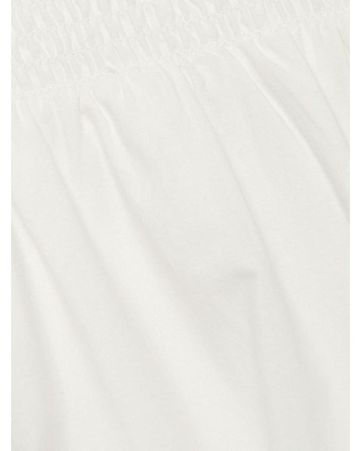 Rails White Henrik Cotton Scalloped Pants