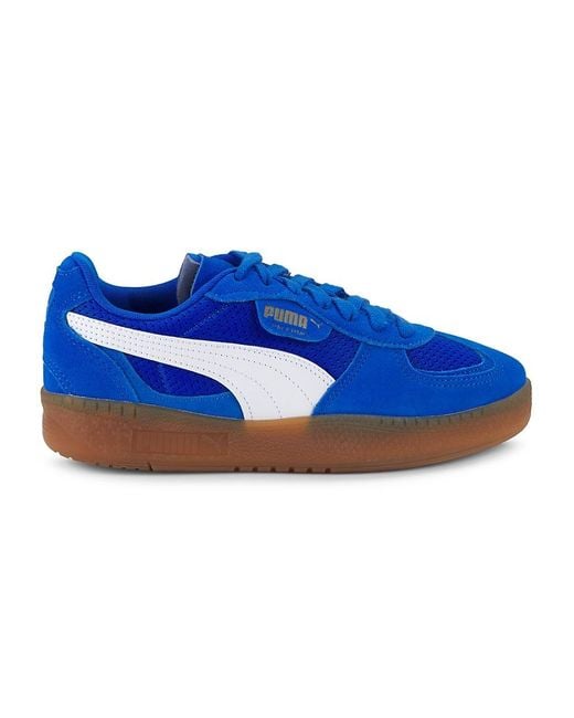PUMA Blue Palermo Moda Low-Top Sneakers
