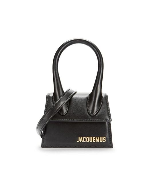 Jacquemus Black Mini Le Chiquito Leather Two Way Tote