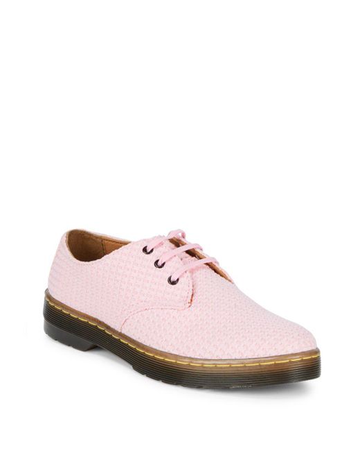 Dr. Martens Gizelle Lace-up Shoes in Pink | Lyst