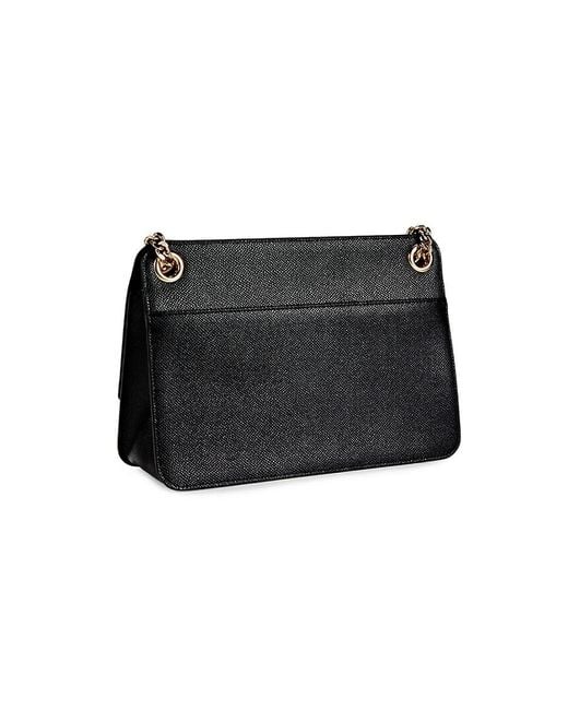 Furla Black Bella Leather Crossover Bag