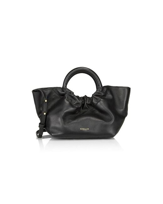 DeMellier Black Mini Los Angeles Top Handle Bag