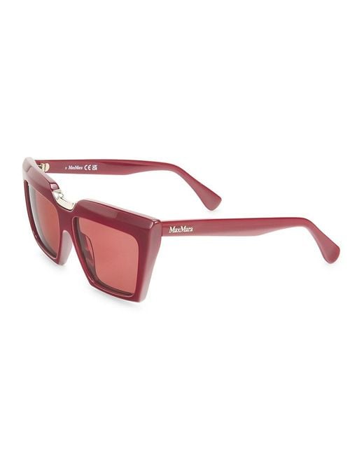 Max Mara Pink 56Mm Cat-Eye Sunglasses
