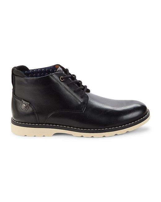Tommy Hilfiger Nyo Derby Boots in Black for Men | Lyst