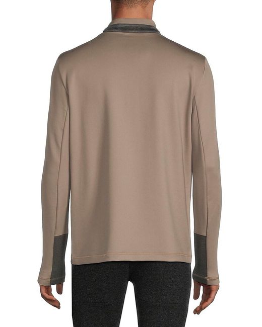 Greyson Natural Sequoila Zip Pullover for men