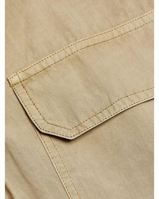 Rails Natural Natalie Twill Belted Wrap Minidress