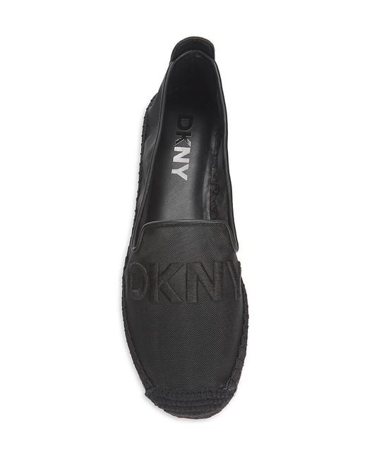 DKNY Natural Malladra Embroidered Logo Espadrilles