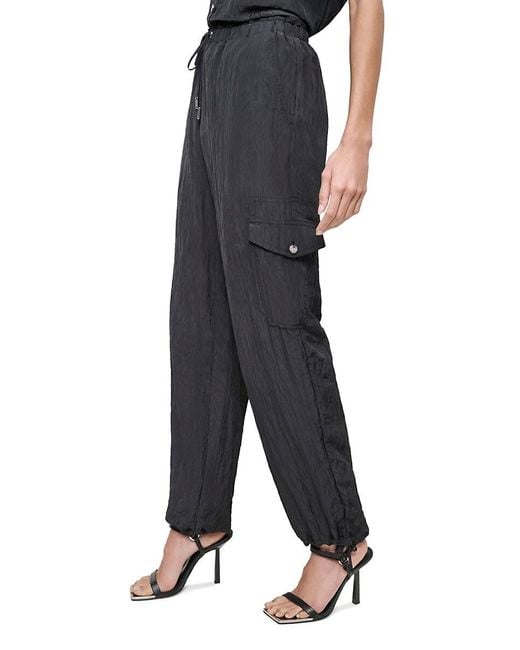 DKNY Natural Crinkled Jogger Pants