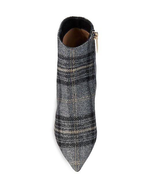 Plaid hotsell ankle booties
