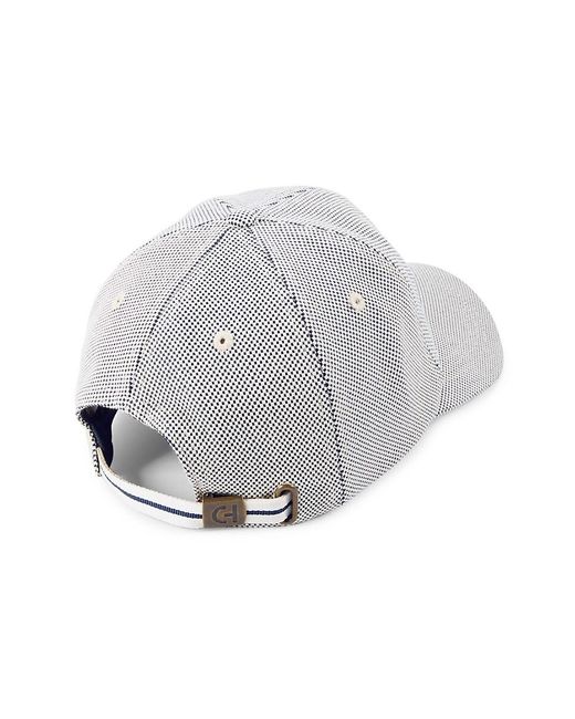 Cole Haan Natural Two-Tone Canvas Street Style Baseball Cap for men