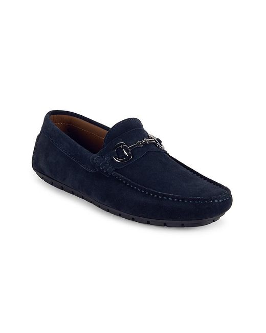 To Boot New York Blue Hart Suede Moccasin Driving Loafers for men