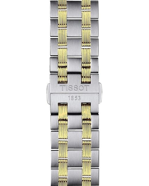 Tissot Metallic T Classic 40mm Two Tone Stainless Steel Automatic Bracelet Watch for men