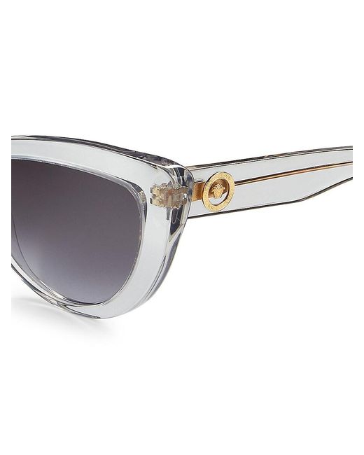 Versace Gray 54mm Cat Eye Sunglasses