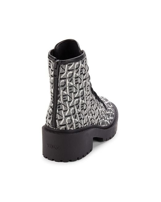 Kenzo black sale boots