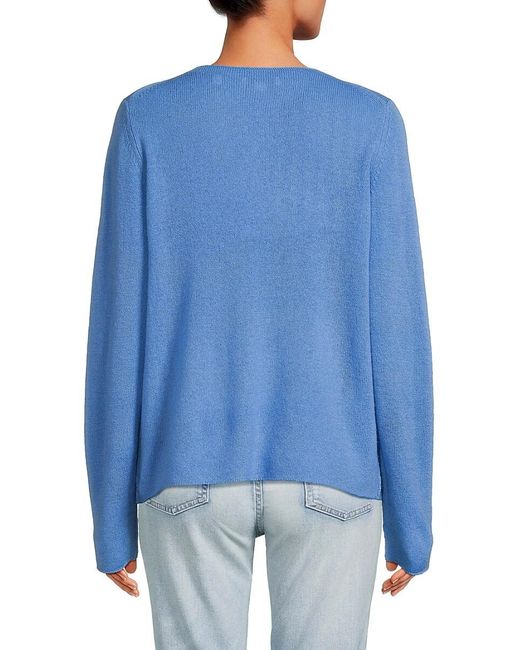 Vince Blue Wool & Cashmere Sweater