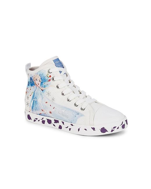 Geox Disney Frozen 2 Girl's Ciak High-top Sneakers in White | Lyst