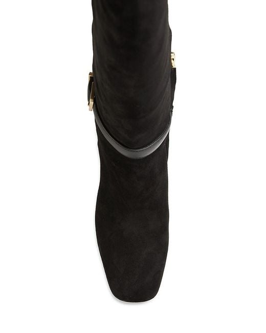 J.McLaughlin Black J. Mclaughlin Gaia 75Mm Suede Knee-High Boots