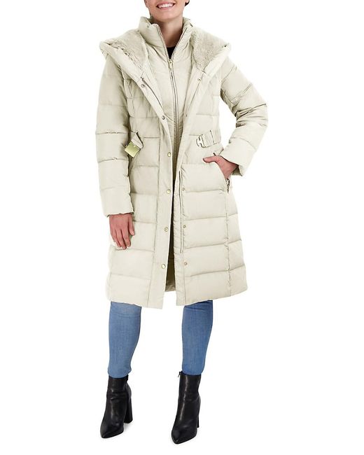 Cole haan fur sales lined puffer coat