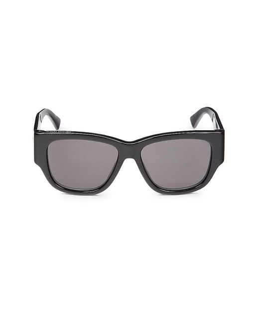 Bottega Veneta Gray 55mm Square Sunglasses