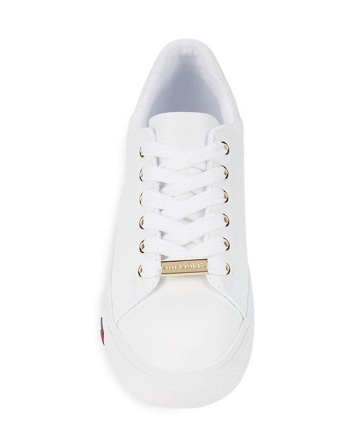 Tommy Hilfiger Twladdi Platform Sneakers in White | Lyst