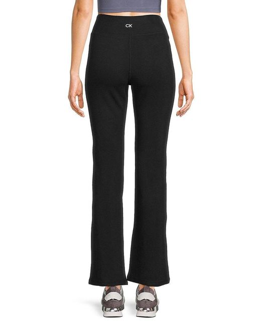 Calvin Klein Flare Leggings in Black Lyst
