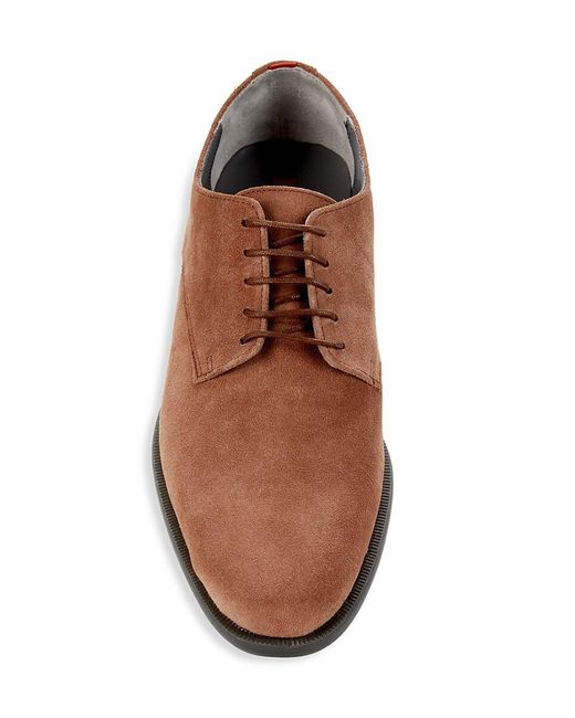 Hugo boss suede derby shoes deals