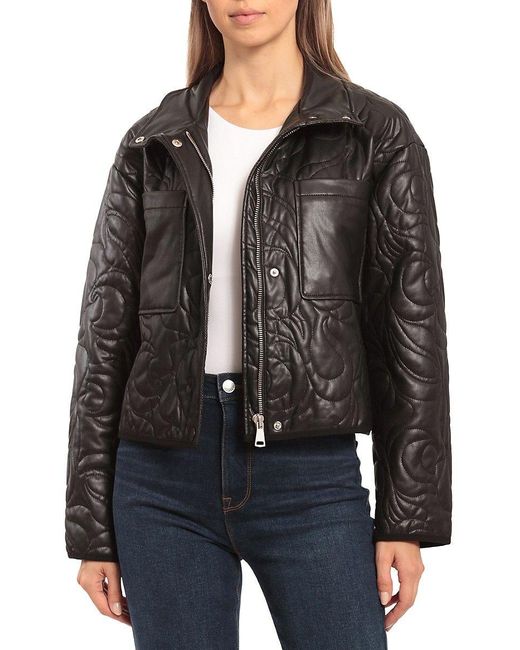 Faux Leather Puffer Jacket Fashion Nova Black Leather Jacket
