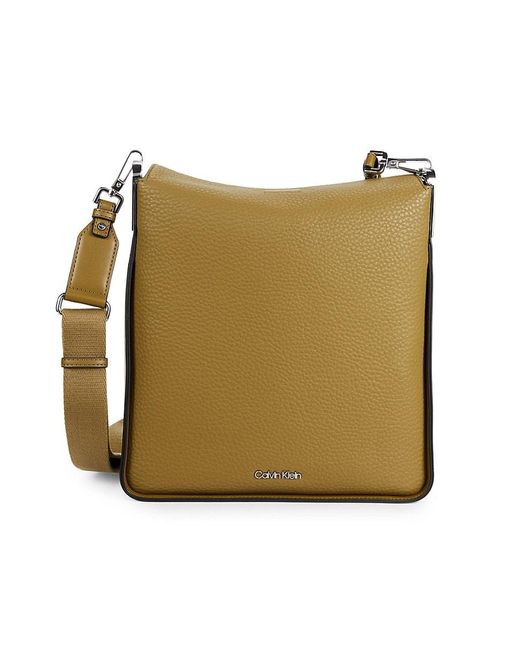 Calvin Klein Green Fay Utility Crossbody Bag