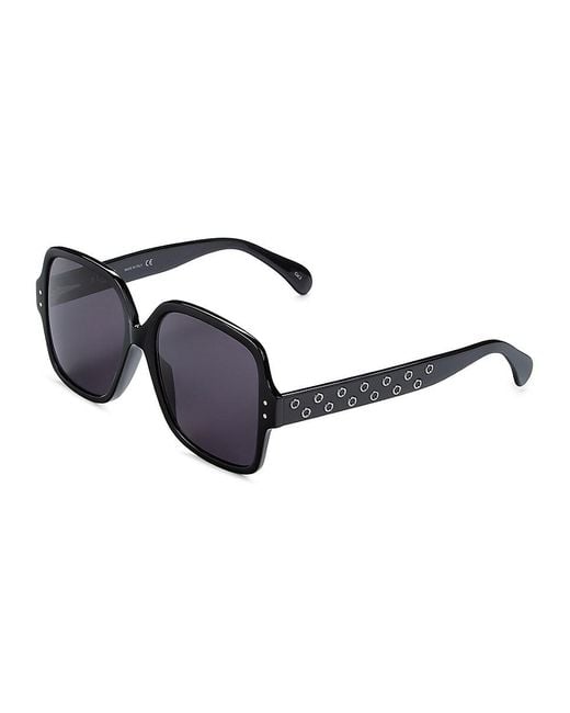 Alaïa Blue 56Mm Square Sunglasses