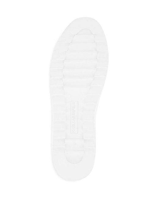 Karl Lagerfeld Black Leather Low Top Sneakers for men