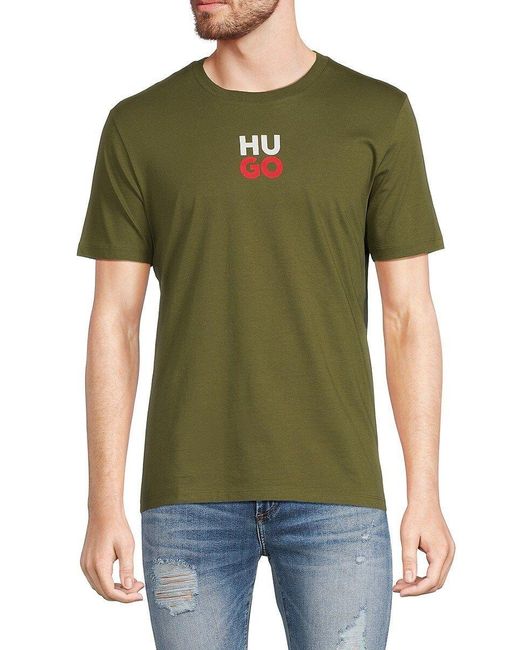 HUGO Green Dealpha Camo T Shirt for men